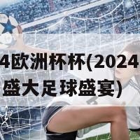 2024欧洲杯杯(2024欧洲杯：盛大足球盛宴)